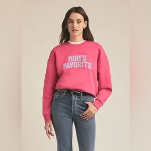 FAVORITE DAUGHTER NEW Mom’s Favorite Sweatshirt in Beetroot XS